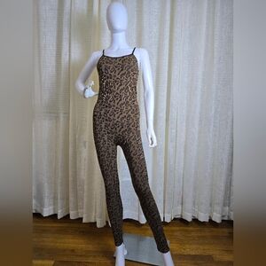 Leopard Print Jumpsuit